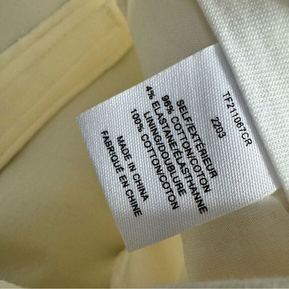 derek lam 10 crosby soft white pants size 4 - Picture 4 of 6